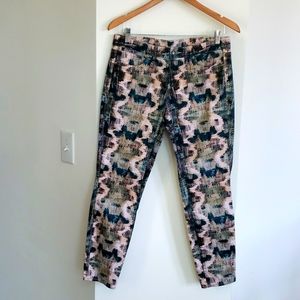 Madewell Snake Print Skinny Skinny Ankle Pants Jeans Size 29, fits like 28!